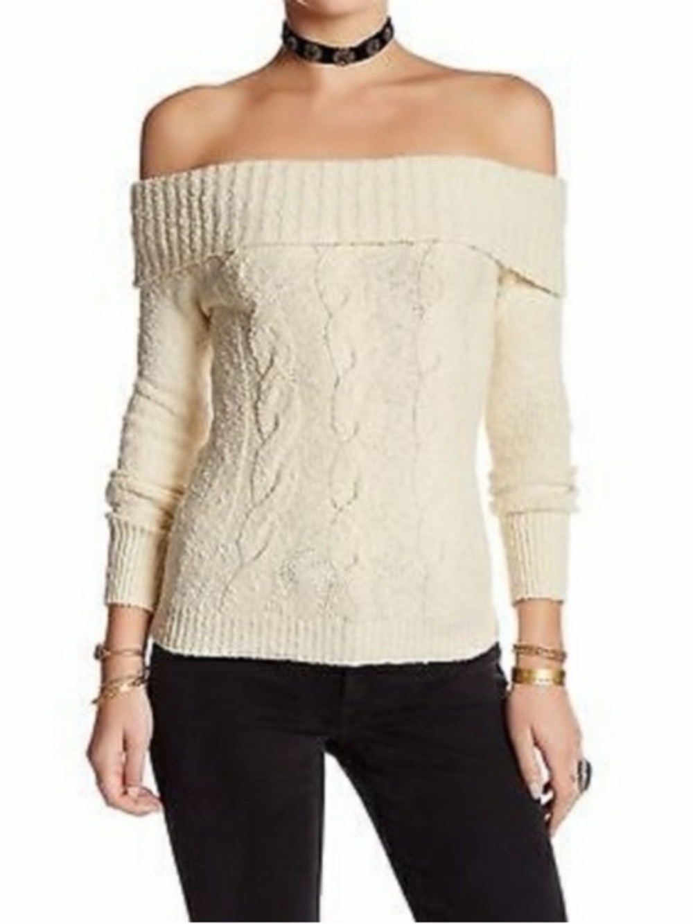 Free People Off the Shoulder Sweater